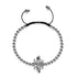 Queen | Silver | Crystal Honeybee Macrame Charmballa Bracelet